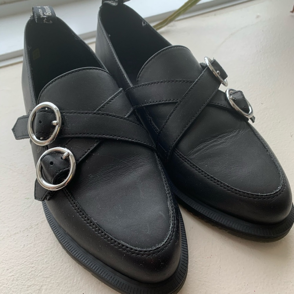 Dr.Martens Aprilynne Leather Creeper shoes size 7